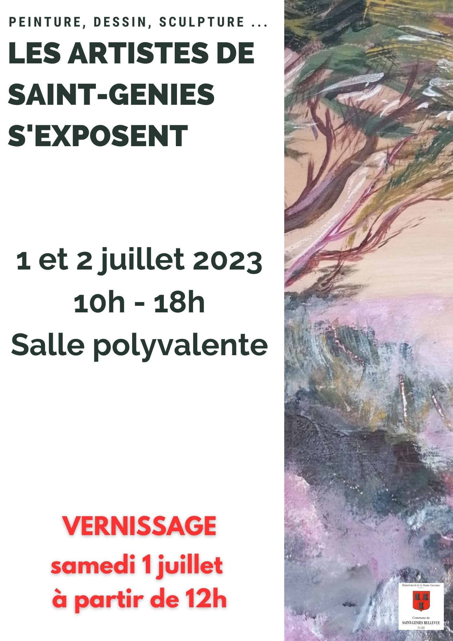 2023 Les artistes s'exposent - page Culture