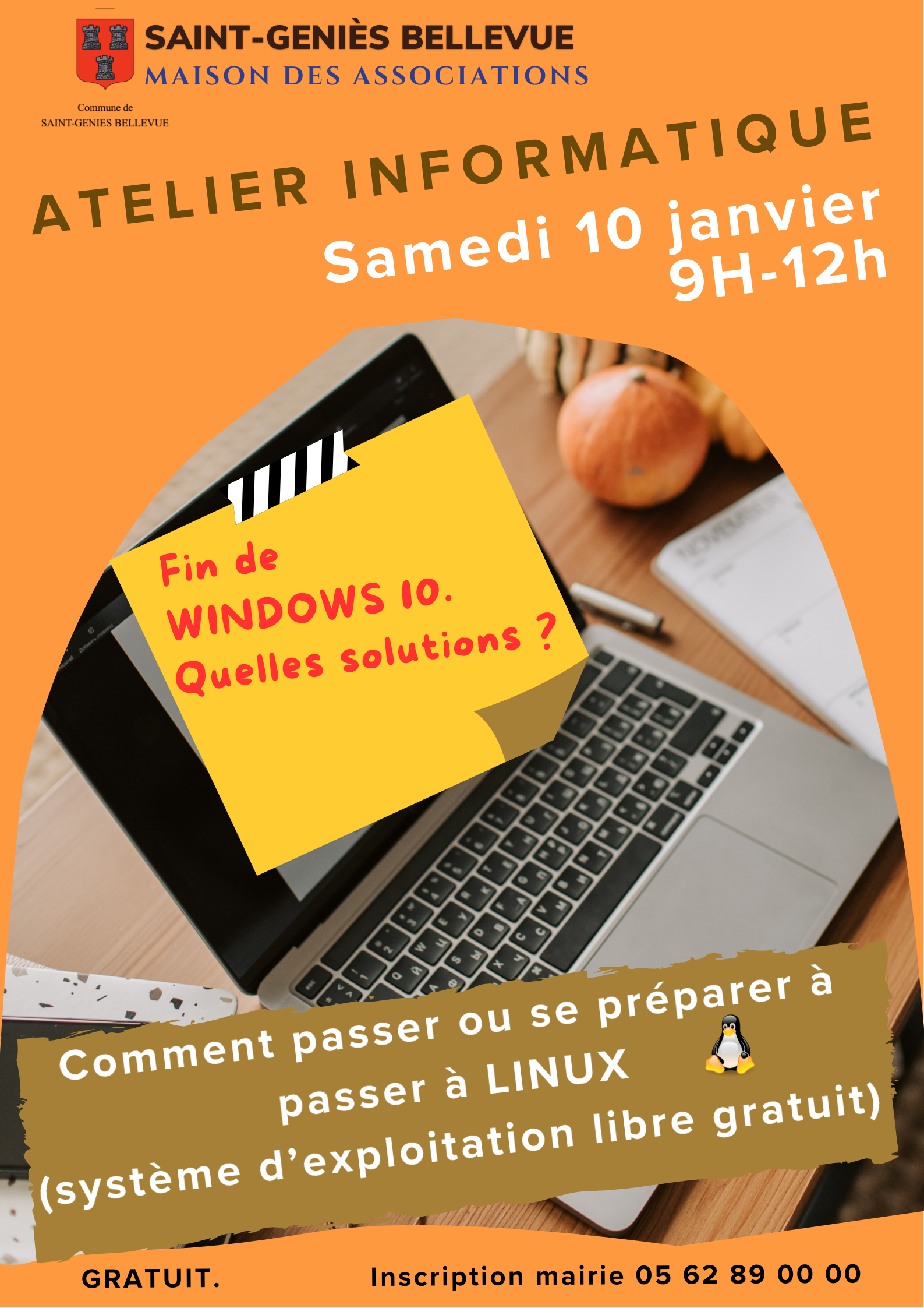 Affiche d'atelier Linux