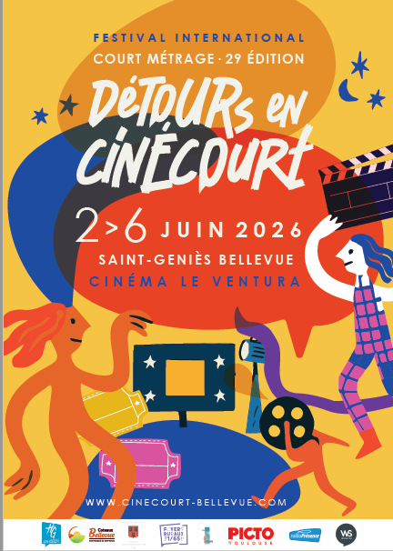 Affiche Détours en Cinécourt 2026