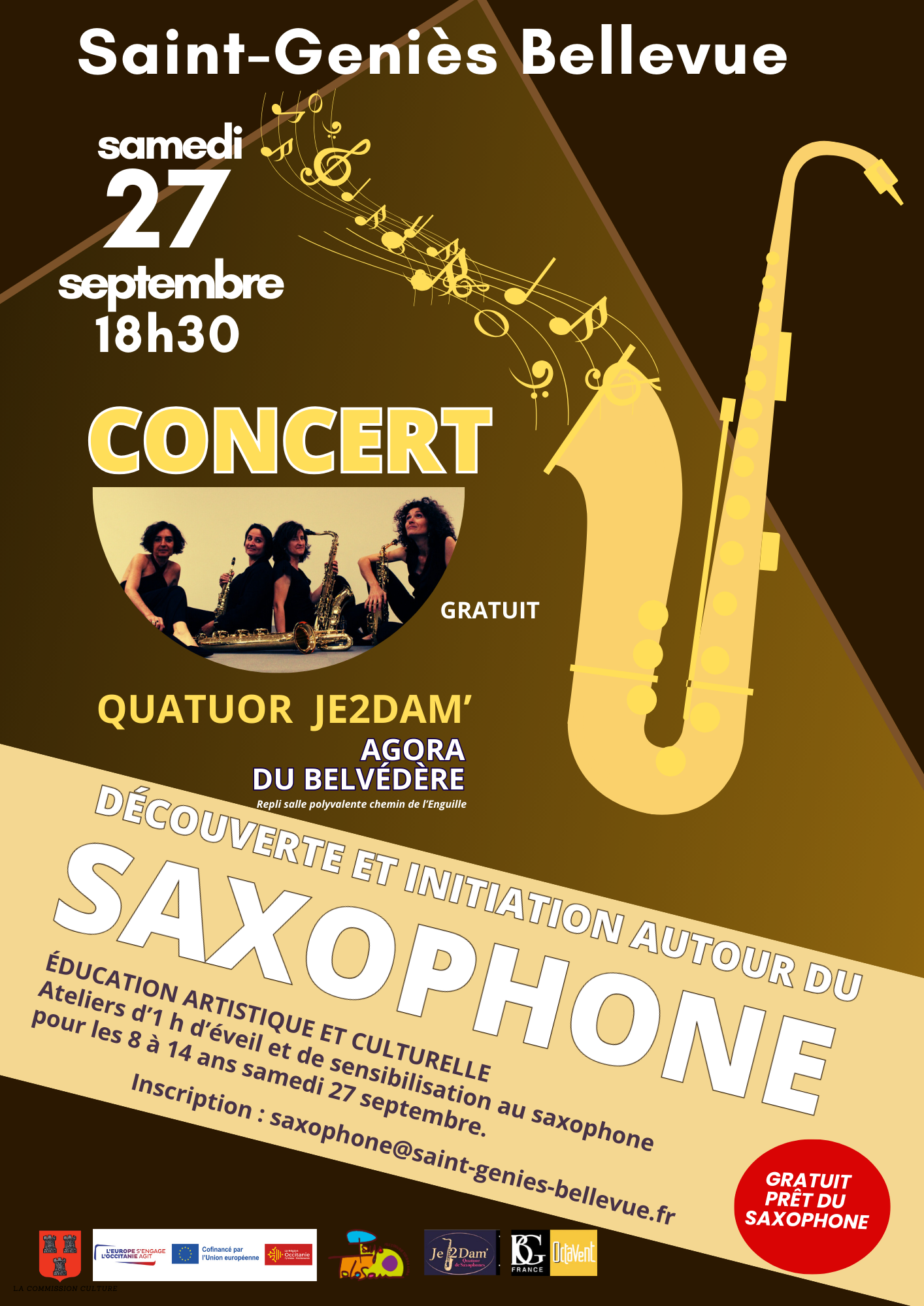 affiche saxo concert lg