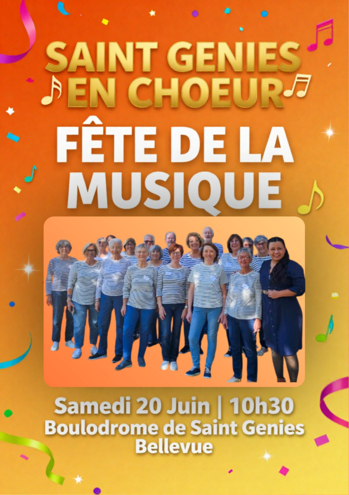 Affiche St Geniès en Choeur