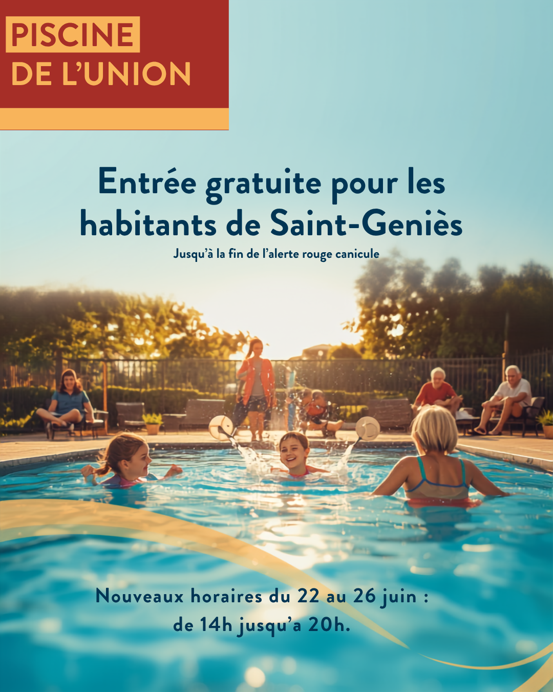 ALERTE CANICULE PISCINE DE L’UNION
