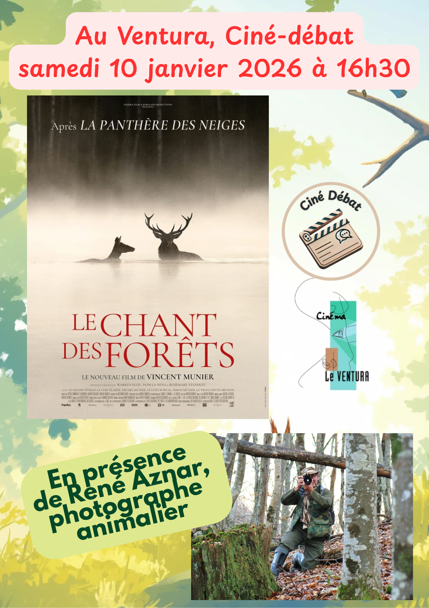 Ciné-débat  Ventura10 janvier