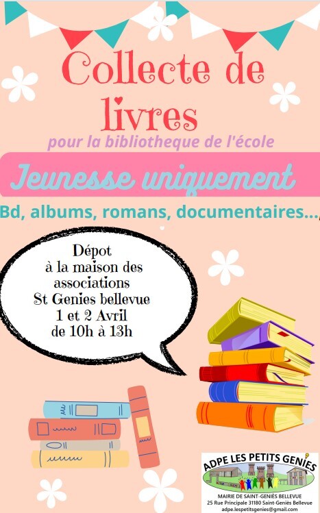 Collecte de livres - ADPE