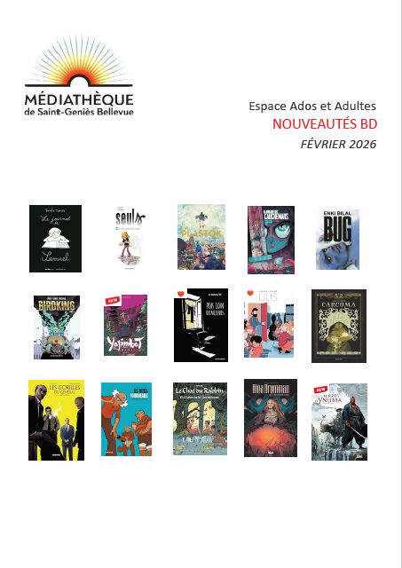 Espace Ados et Adultes Nouveautés BD Février 2026