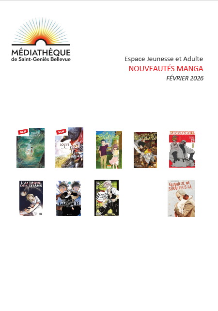 Espace Jeunesse et Adulte Nouveautés Manga Février 2026