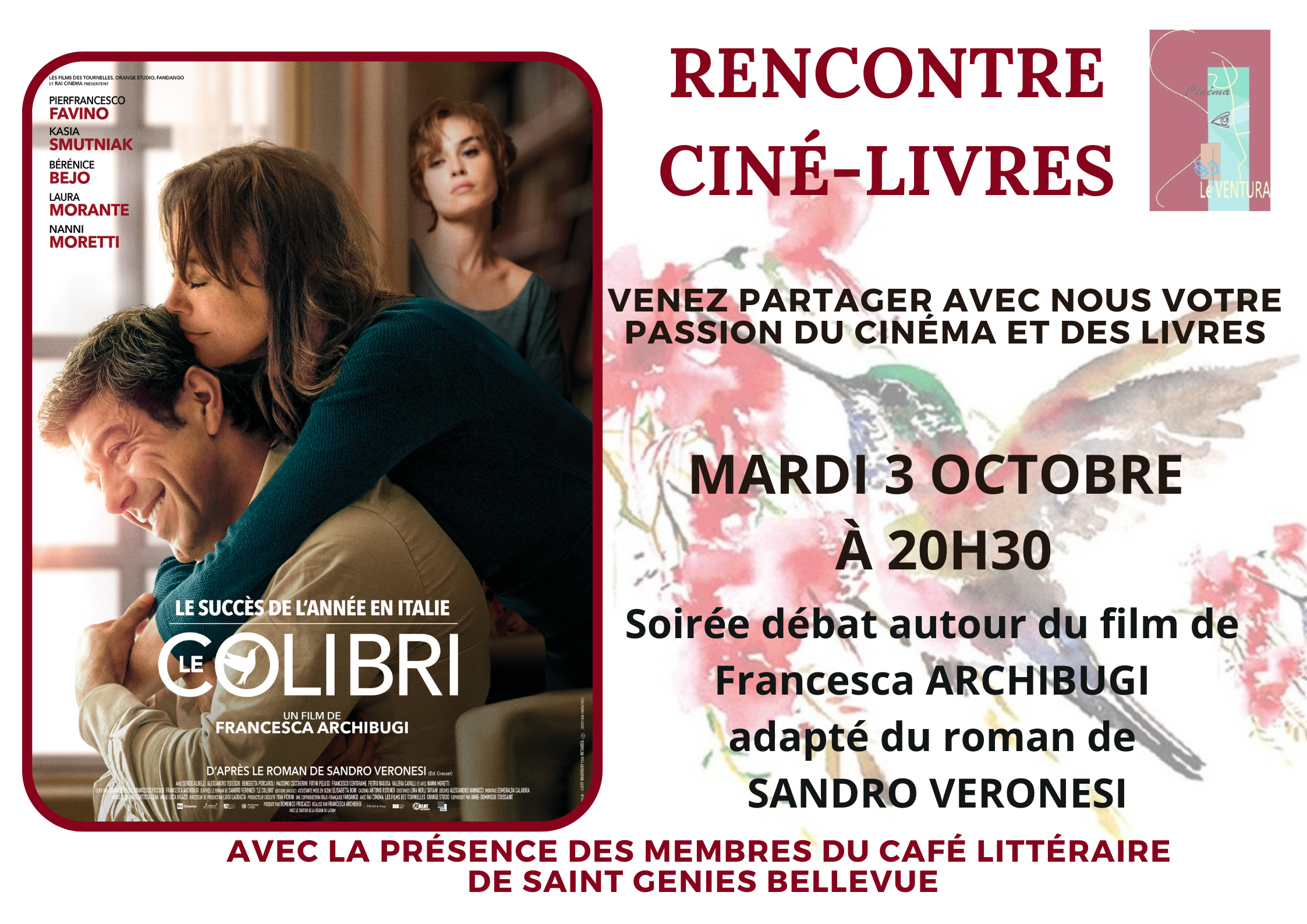 Le Colibri ciné livre