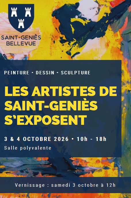 Les Artistes s'exposent 3-4 octobre 2026