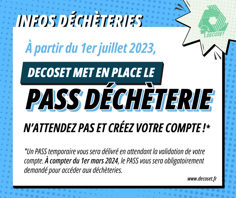 AFFICHE DECHETERIE