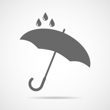 parapluie-parasol-et-symbole-de-la-pluie-de-la-forme-de-la